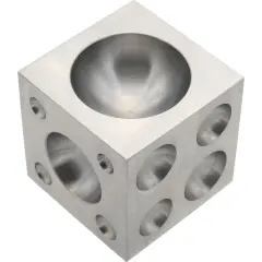 Steel Dapping Block 2 1/2" Jewelers Doming Forming Jewelry Repair Tool