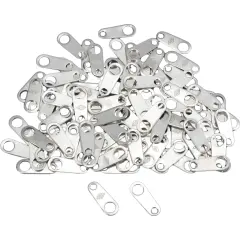 100 Sterling Silver Chain Tags For Jewelry Clasps 9mm