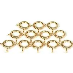 12 14k Gold 5.5mm Spring Ring Finding Clasps
