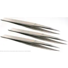 3 Tweezers #NN Stringing Jewelers Watch Soldering Tools