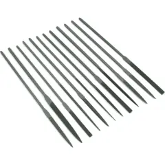 Grobet Escapement File, 12-pc Set, Cut 2, Item No. 31.770
