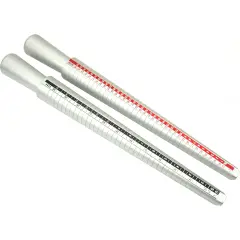 2 Heavy Duty Aluminum Ring Sizer Stick Size Tools New