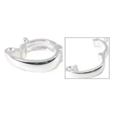 (1) Medium Pearl Enhancer Sterling Silver 38012
