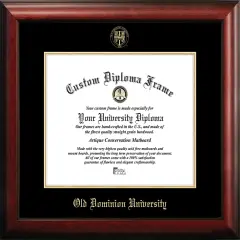 Old Dominion 14w x 11h Gold Embossed Diploma Frame