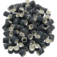 ABRASIVE BANDS NO LAP 1/2" DIAMETER FINE BOX OF 100