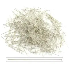 500 Hat Head Stick Pin White Silver Color 21 Gauge