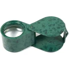 Green Eye Loupe Jewelers Folding Triplet 18mm 10X Lens