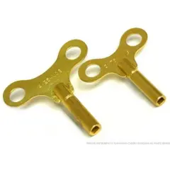 2 Sizes Brass Clock Chime Key Mainspring Winding Tools