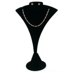 Earring Pendant Display Bust Black Velvet Combination