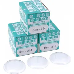 30 Plastic Watch Crystals Watchmakers Dome Parts 31.4mm