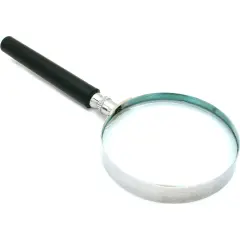 5x Round Magnifying Glass Stamp Coin Magnifier 2 1/2"