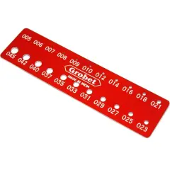 Bur Gauge Jewelers Sizing Ruler Rotary Tool Sz 005-045