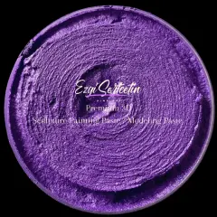 3D Premium Sculpture Painting Paste|Texture Paste|Decorative Plaster|Ready to Use|Ideal for Artwork|Stencil|Flowers|Texture|Art Relief|New Formula| 6 oz by Volume|Ezgi Sertcetin Metallic purple