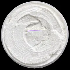 3D Premium Sculpture Painting Paste|Texture Paste|Decorative Plaster|Ready to Use|Ideal for Artwork|Stencil|Flowers|Texture|Art Relief|New Formula| 6 oz by Volume|Ezgi Sertcetin Metallic white