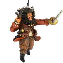 Blackbeard The Pirate Halloween / Christmas Ornaments