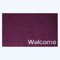 Collins Purple Pastel Welcome Doormat