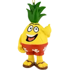 Tree Buddees Beach Party Pineapple Coastal Christmas Ornaments