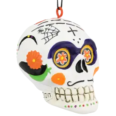 Day of The Dead Sugar Skull Halloween - Christmas Ornament