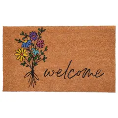 Spring Flowers Bouquet Doormat