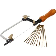 Swiss Sawblades Platinum & Saw Frame Hand Sawframe Jewelers Tool Saw Blades