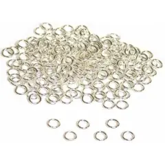 200 Sterling Silver Closed Jump Rings 21 Gauge 4mm