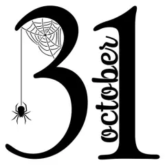 October 31st with Halloween Spider Embossing 12 x 12 Stencil | FS094 by Designer Stencils |