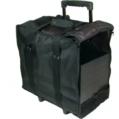 Jewelry Display Carrying Case Rolling With Trays New