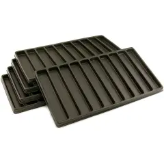 5 Watch & Bracelet Travel Tray Black Display 10 Slot