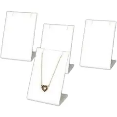 4 Pendant Chain Display Stand Velvet White