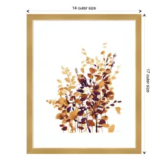 Black and White Runes II by Jennifer Goldberger Wood Framed Wall Art Print