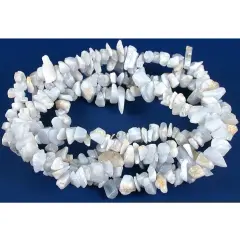 Lavender Agate Chip Beads Gemstone Beading 1 34" Strand