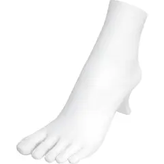 Ankle Bracelet, Anklet and Toe Ring Jewelry Display Foot 8.5"x6.5"