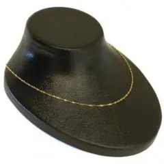 Necklace Display Bust Black Plastic Chain Holder