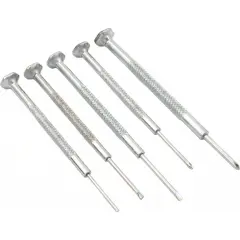 5 Precision Phillips Slotted Screwdrivers Watchmakers
