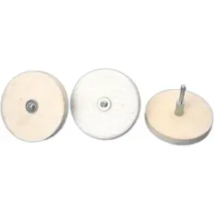 3 Buffing Wheels Jewelry Felt Polishing Machine Tools
