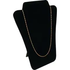 Chain Easel Display Black Velvet 8"