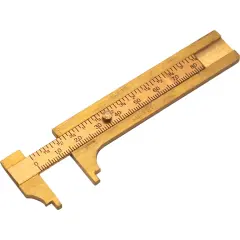 Brass Sliding Millimeter Gauge Tool Gem Bead Size 86mm
