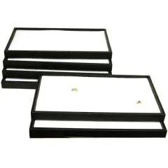 6 72 Slot Ring Display Box Trays Case Fixture