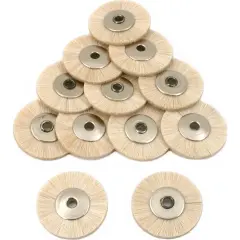 12 Soft Bristle Wheel Rotary Brushes Buffing Polishing