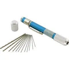 12 Drill Bits HSS Pin Vise Jewelry Watch Repair Tool