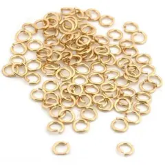 50 Jump Rings 14K Gold Filled Open Jewelry Clasp 4mm