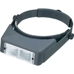 Donegan LX-3 OptiVisor&reg; AL Binocular 1.75X Magnifier. Adjustable Headband Style