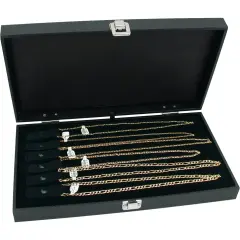 Jewelry Display Case With 2 Necklace Inserts