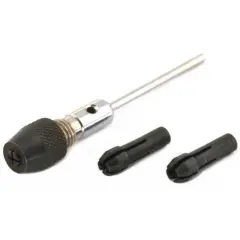 3 Quick Chuck Keyless Drill Bit Bur Hand Electric Drill
