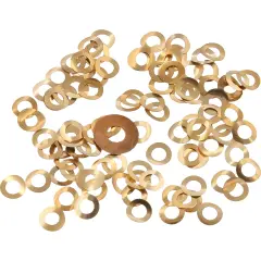 100 Brass Hour Wheel Washers Clockmaker Repair Parts