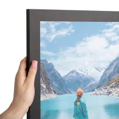ArtToFrames 18x22 InchPicture Frame, This 1.25 Inch Custom MDF Poster Frame is Available in Multiple Colors, Great for Your Art or Photos - Comes with 060 Plexi Glass andCorrugated (A46NL)