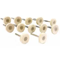 12 Buffing Wheels Jewelry Metal Polishing Rotary fits Drermel Jewelers Tools