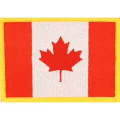 Canada Flag Patch 2 1/2" x 3 1/2"