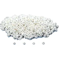 600 Round Ball Beads Sterling Silver Beading Parts 2mm