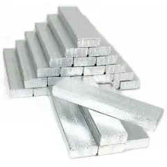 25 Silver Cotton Boxes Bracelet Watch Gift Box Display 8 1/8"